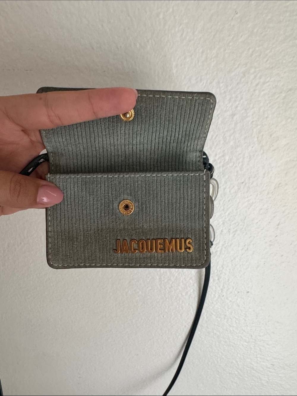 Jacquemus Green/Blue Mini Bag with Chain Accent - Picture 3 of 6